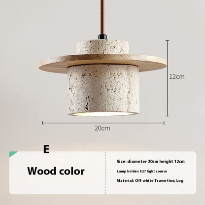 Cream Silent Wind Bar Guesthouse Decoration Yellow Cave Stone Lamps
